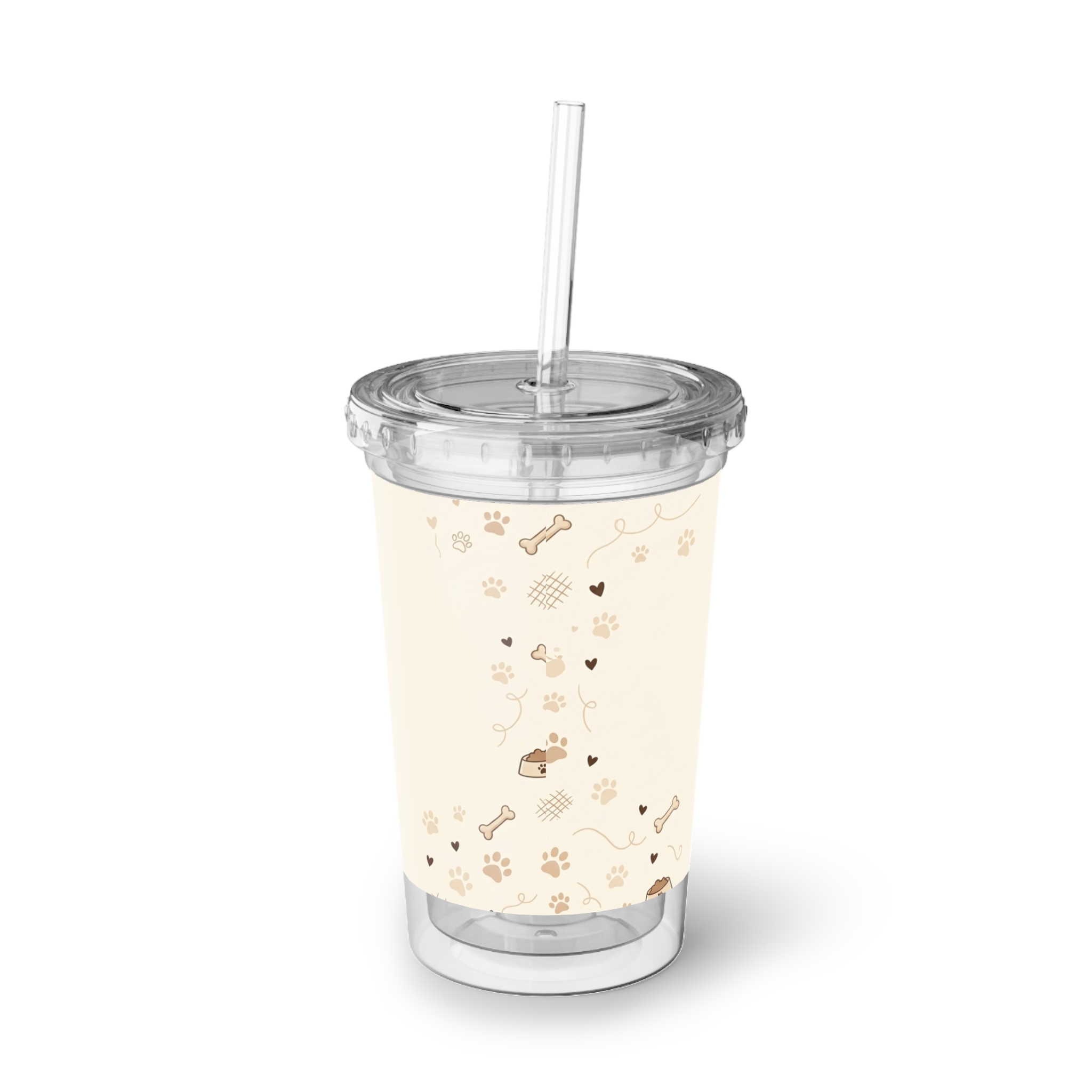 Boston Terriers Window Acrylic Tumbler – Cute Dog Lover Travel Cup - Image 4