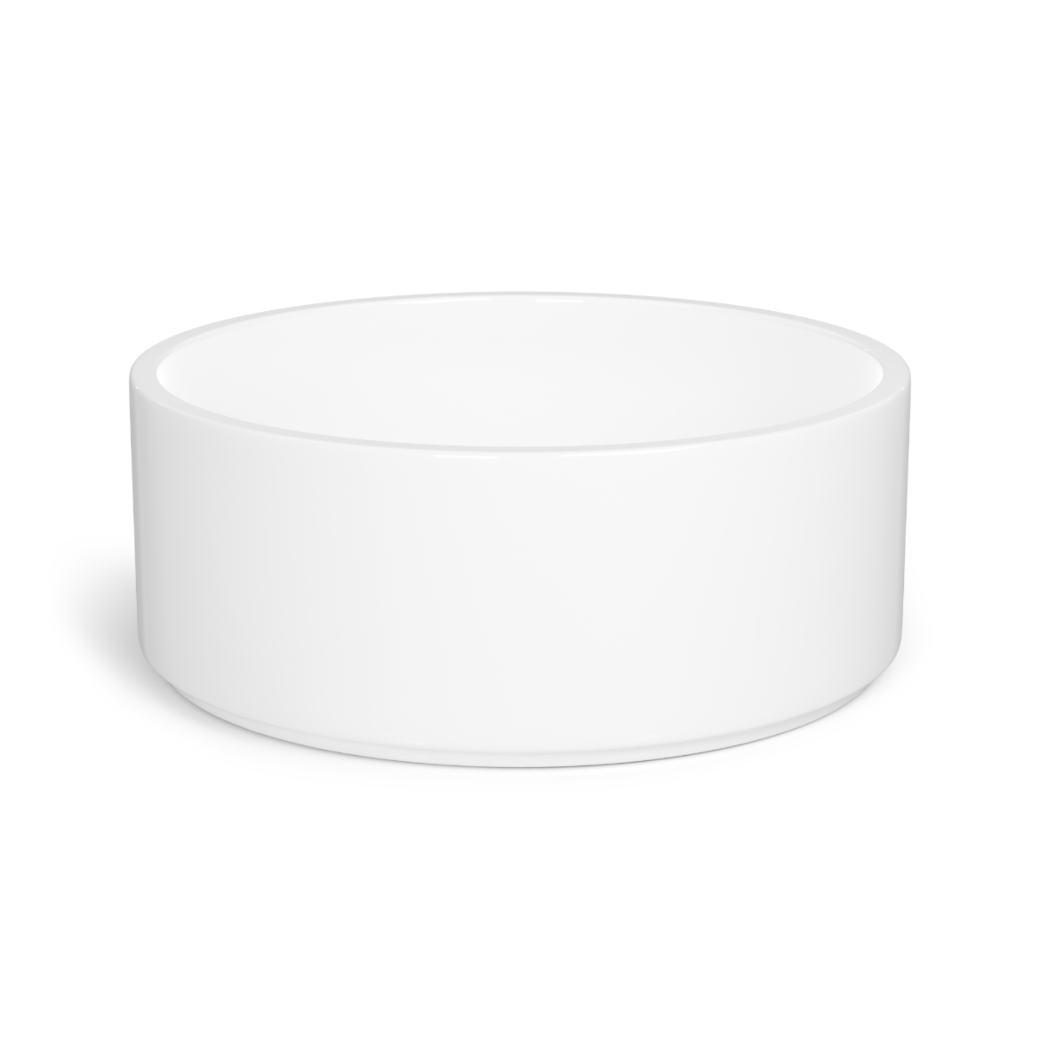 Paw Print Pet Bowl — Beige & Brown Patterned Dog/Cat Feeding Dish - Image 4